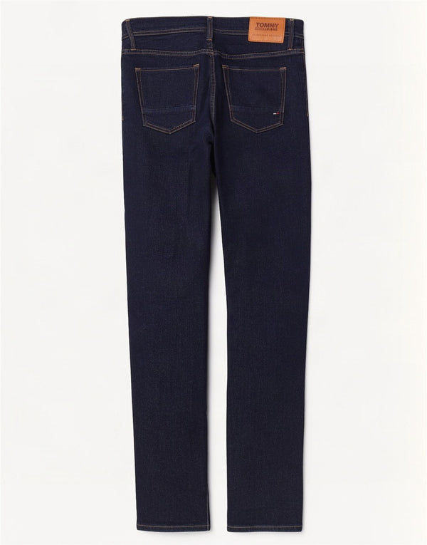 Tommy Hilfiger Mens Layton Super Slim Jeans W31 L34 Navy Blue Cotton