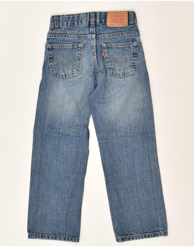 LEVI'S Boys 549 Relaxed Fit Straight Jeans 7-8 Years W20 L19 Blue Cotton | Vintage Levi's | Thrift | Second-Hand Levi's | Used Clothing | Messina Hembry 