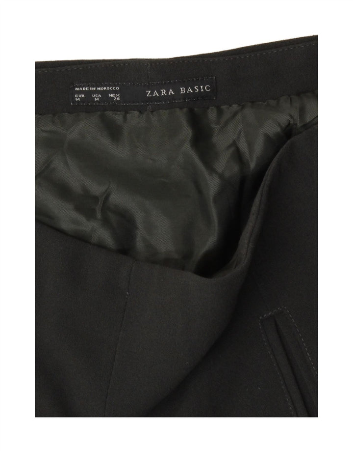 Zara Womens A-Line Skirt Medium W28  Black