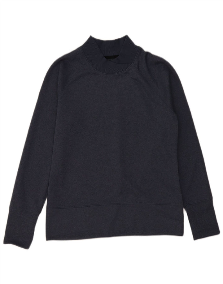 Under Armour Mens Fitted Turtle Neck Jumper Sweater Medium Navy Blue