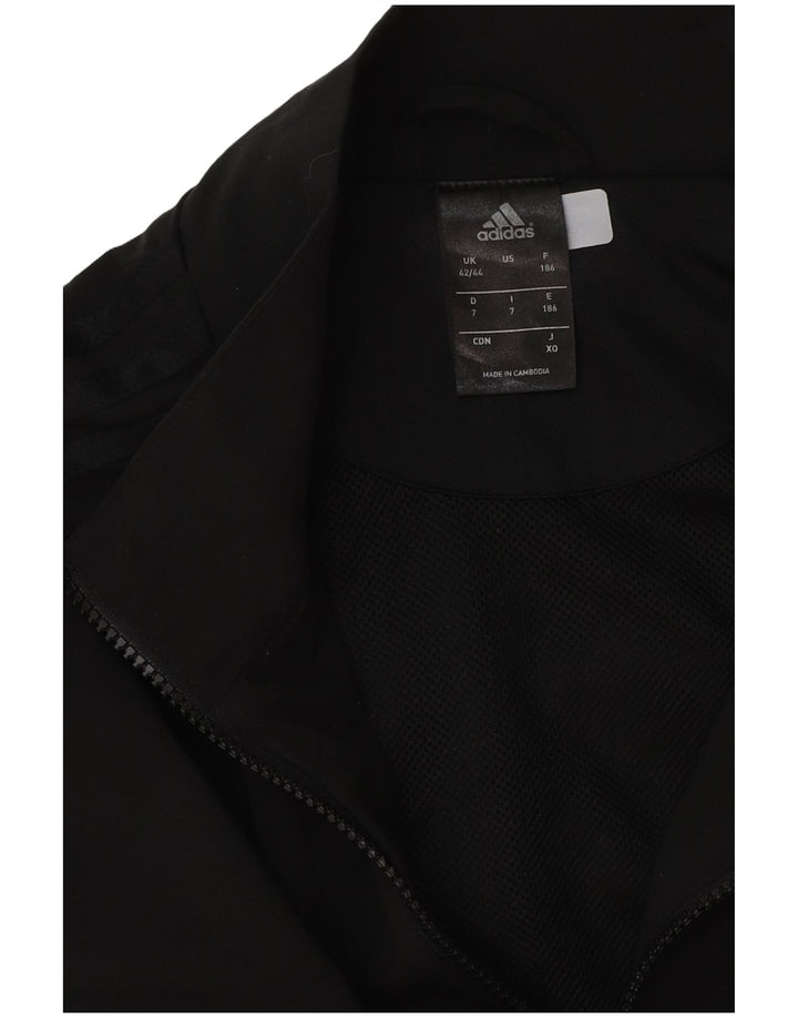 Adidas Mens Climalite Tracksuit Top Jacket UK 42/44 Large Black