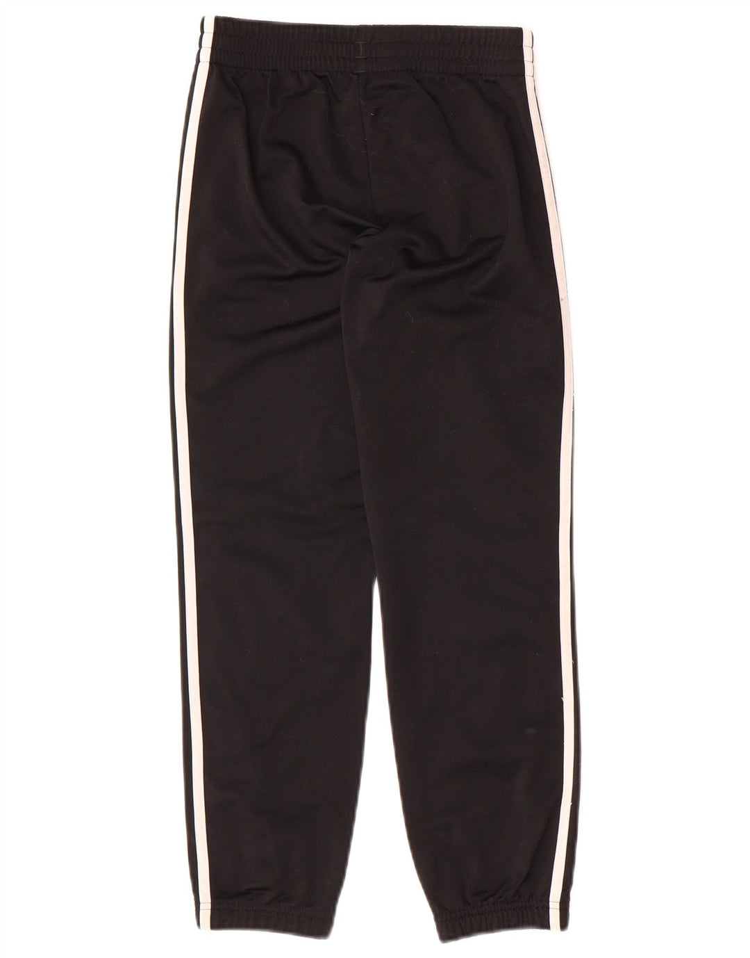 ADIDAS Boys Tracksuit Trousers Joggers 9-10 Years Black Polyester