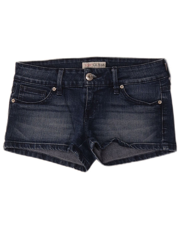 Guess Womens Denim Shorts W29 Medium Blue Cotton