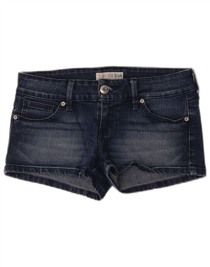 Guess Womens Denim Shorts W29 Medium Blue Cotton