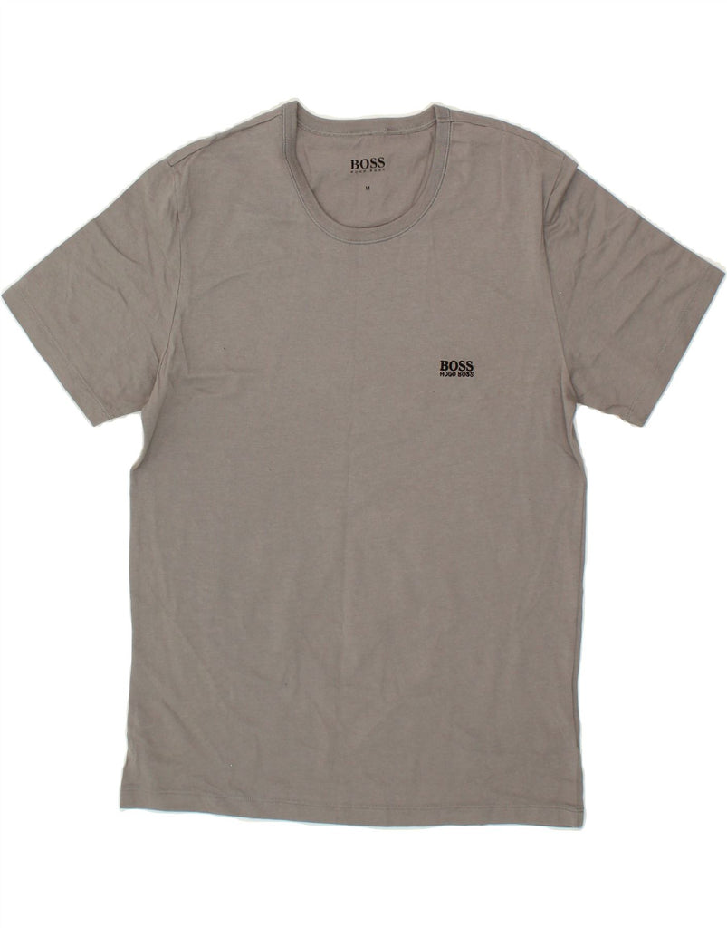 HUGO BOSS Mens T-Shirt Top Medium Grey Cotton Vintage Hugo Boss and Second-Hand Hugo Boss from Messina Hembry 