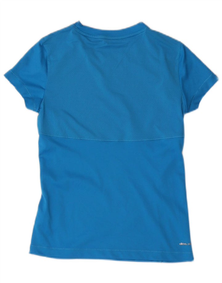 Adidas Boys Climacool T-Shirt Top 11-12 Years Blue Polyester