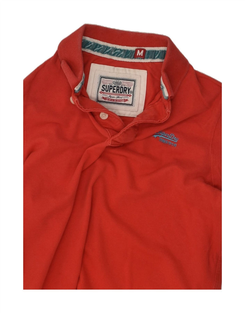 SUPERDRY Mens Polo Shirt Medium Red Cotton | Vintage Superdry | Thrift | Second-Hand Superdry | Used Clothing | Messina Hembry 