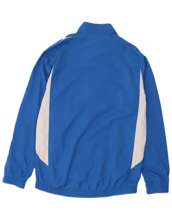 Puma Boys Tracksuit Top Jacket 13-14 Years  Blue Colourblock
