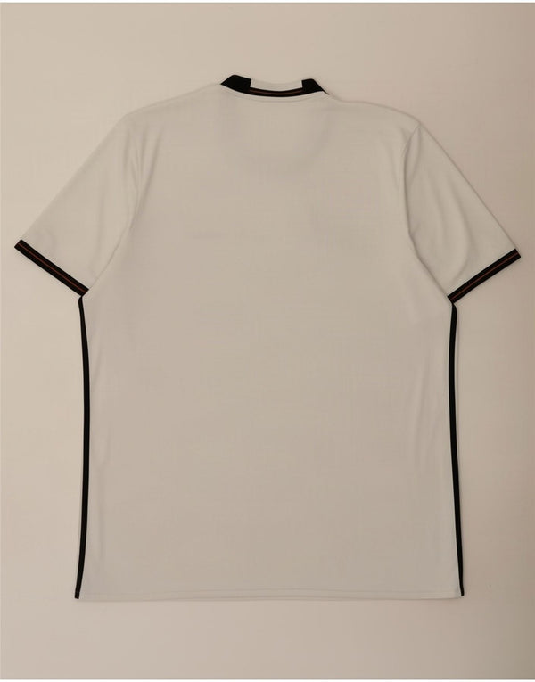 Adidas Mens Deutscher Fussball Bund Graphic T-Shirt Top XL White Polyester