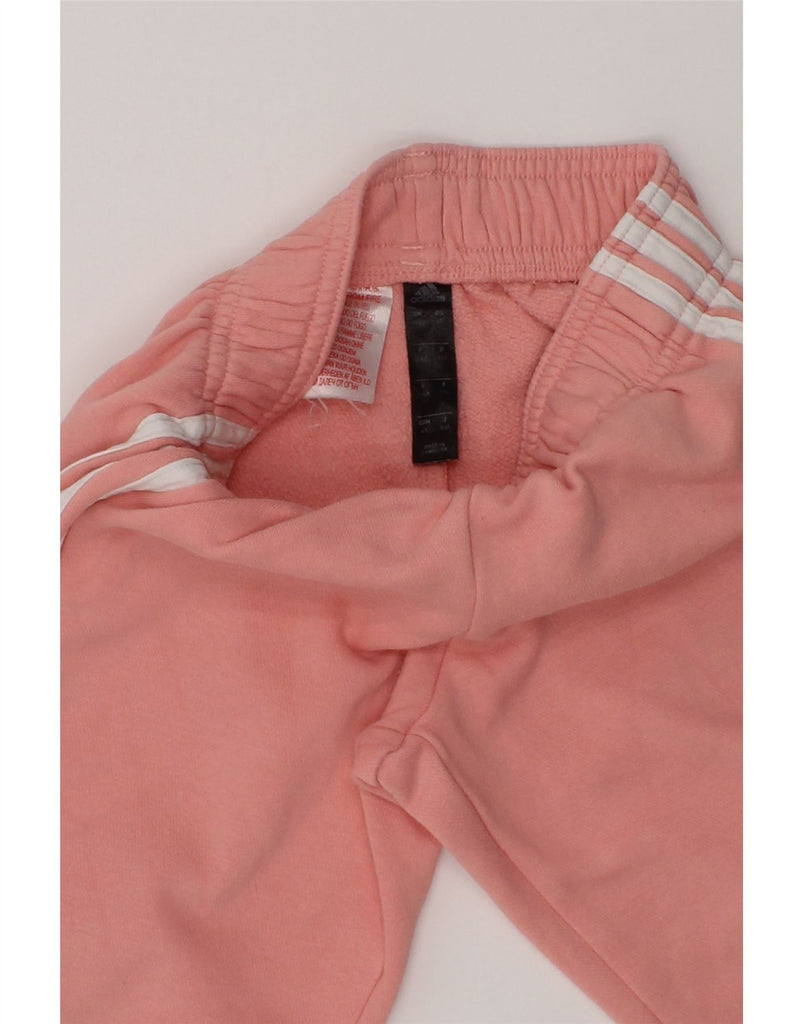 ADIDAS Girls Tracksuit Trousers Joggers 3-4 Years Pink Cotton | Vintage Adidas | Thrift | Second-Hand Adidas | Used Clothing | Messina Hembry 