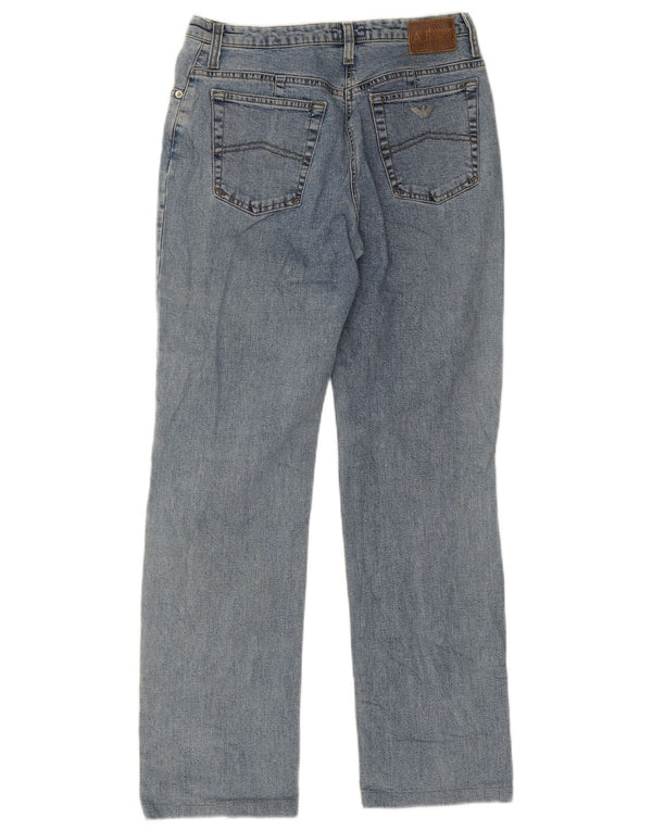 Armani Womens Comfort Fit Straight Jeans W29 L28 Blue