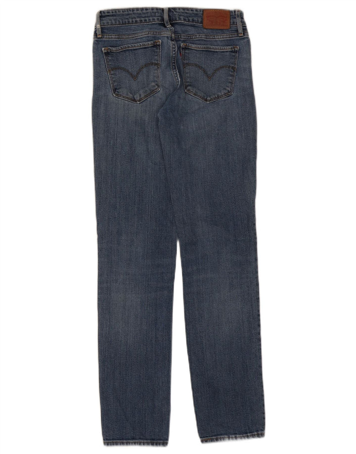 Levi's Womens 712 Slim Jeans W26 L30 Blue Cotton