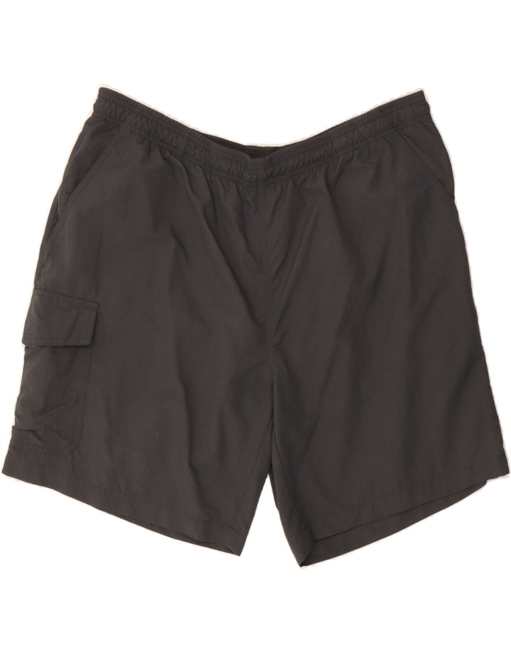 EDDIE BAUER Mens Sport Shorts XL Black Polyester Vintage Eddie Bauer and Second-Hand Eddie Bauer from Messina Hembry 