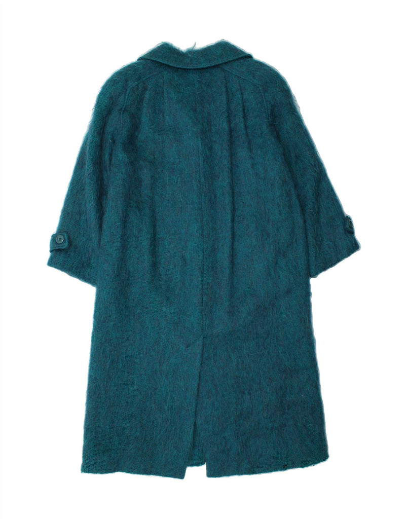 AVOCA Womens Overcoat UK 14 Medium Blue Mohair Vintage Avoca and Second-Hand Avoca from Messina Hembry 