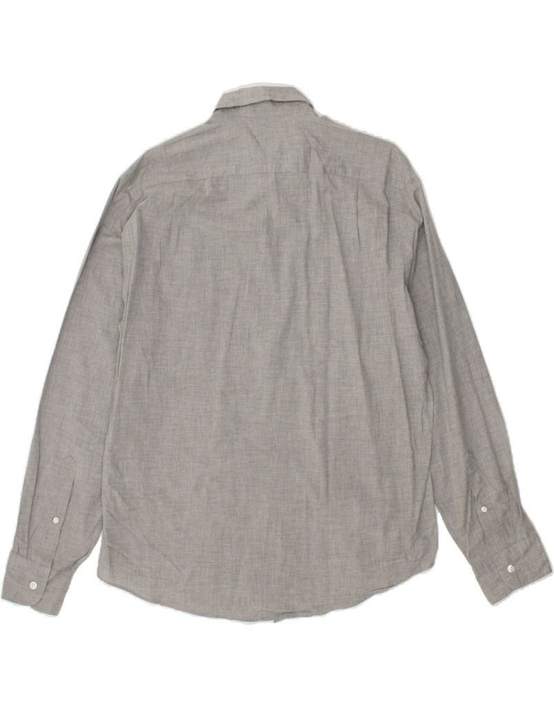 J. CREW Mens Shirt Large Grey Cotton | Vintage J. Crew | Thrift | Second-Hand J. Crew | Used Clothing | Messina Hembry 