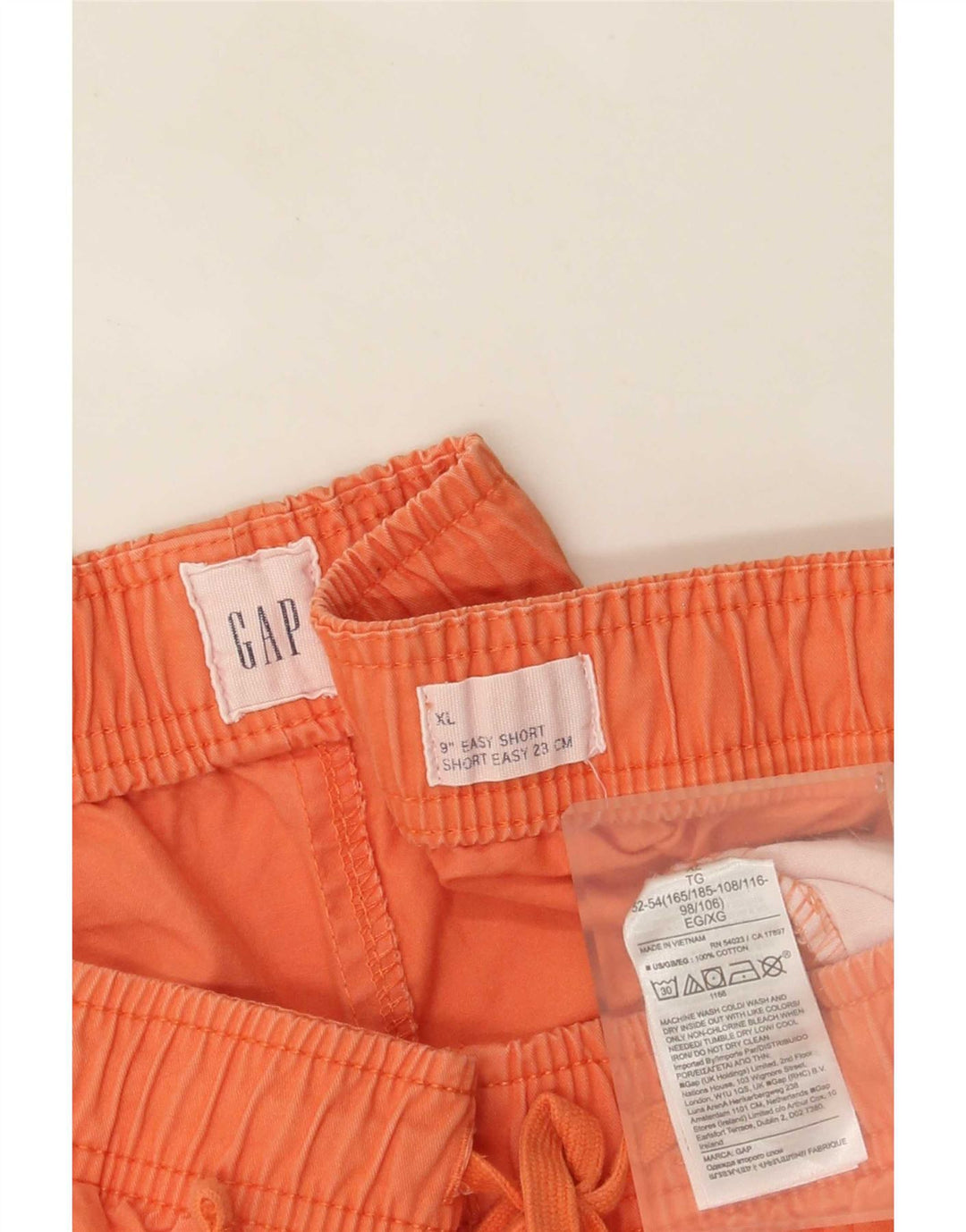 Gap Mens Chino Shorts XL W38 Orange Cotton