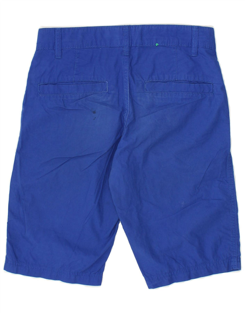 BENETTON Boys Chino Shorts 15-16 Years W29  Blue Cotton | Vintage Benetton | Thrift | Second-Hand Benetton | Used Clothing | Messina Hembry 