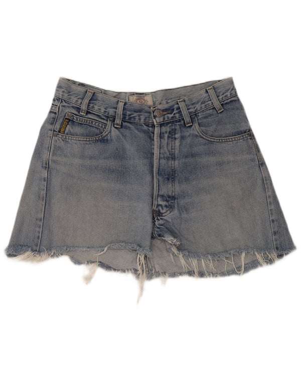 Armani Womens Mini Denim Skirt W30 Medium Blue