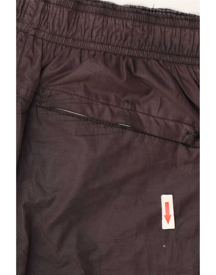 Calvin Klein Mens Graphic Swimming Shorts Small Brown Polyester