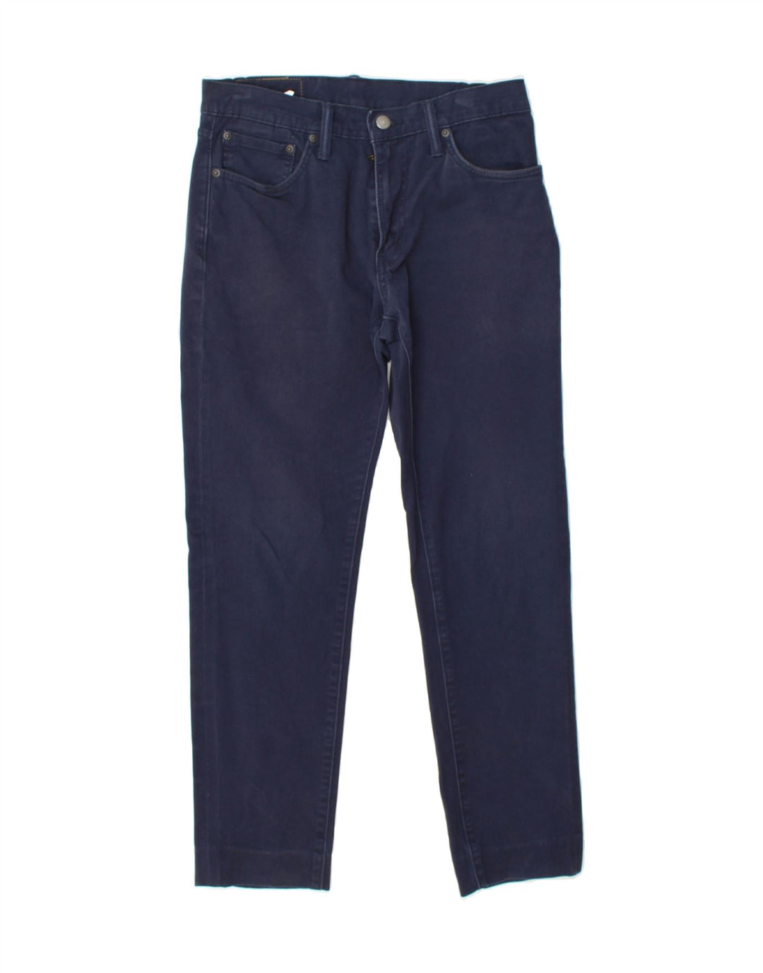 LEVI'S Womens 511 Slim Jeans W32 L30 Navy Blue Cotton Vintage Levi's and Second-Hand Levi's from Messina Hembry 