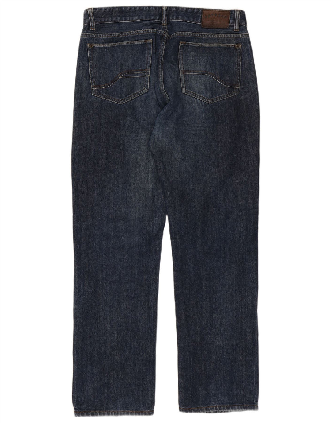 Fat Face Mens Straight Jeans W34 L30 Blue Cotton