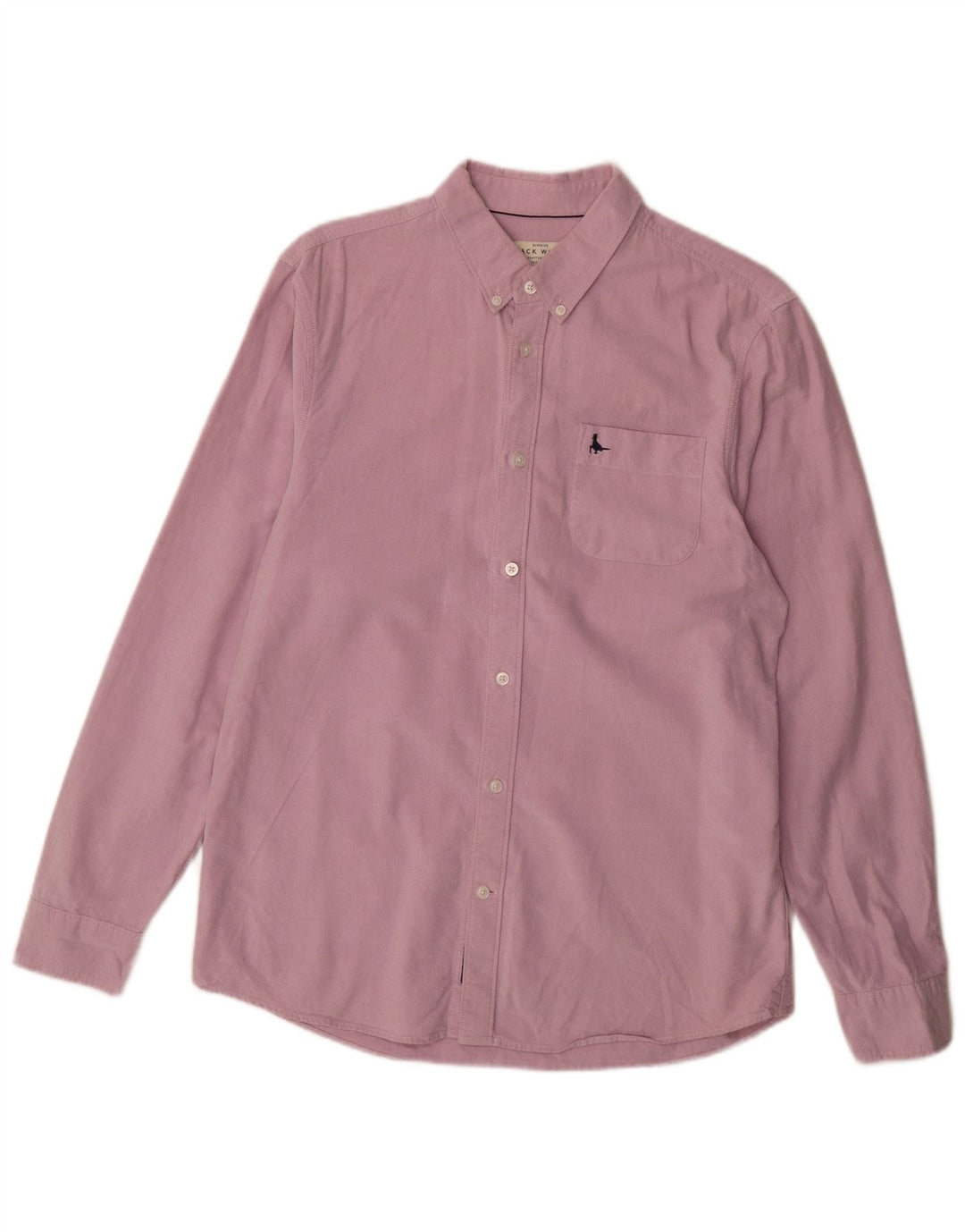 Jack Wills Mens Classic Fit Shirt Medium Pink Cotton