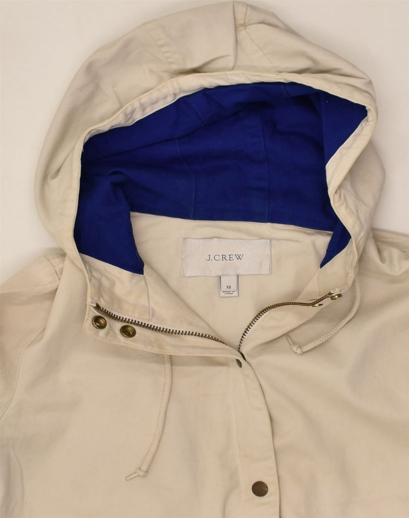 J. CREW Mens Rain Jacket UK 34 XS Beige Colourblock Cotton | Vintage J. Crew | Thrift | Second-Hand J. Crew | Used Clothing | Messina Hembry 