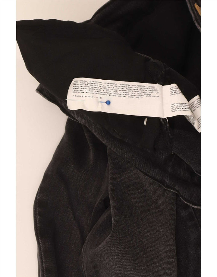 Desigual Womens Slim Flared Jeans EU 36 Small W26 L33 Black Cotton