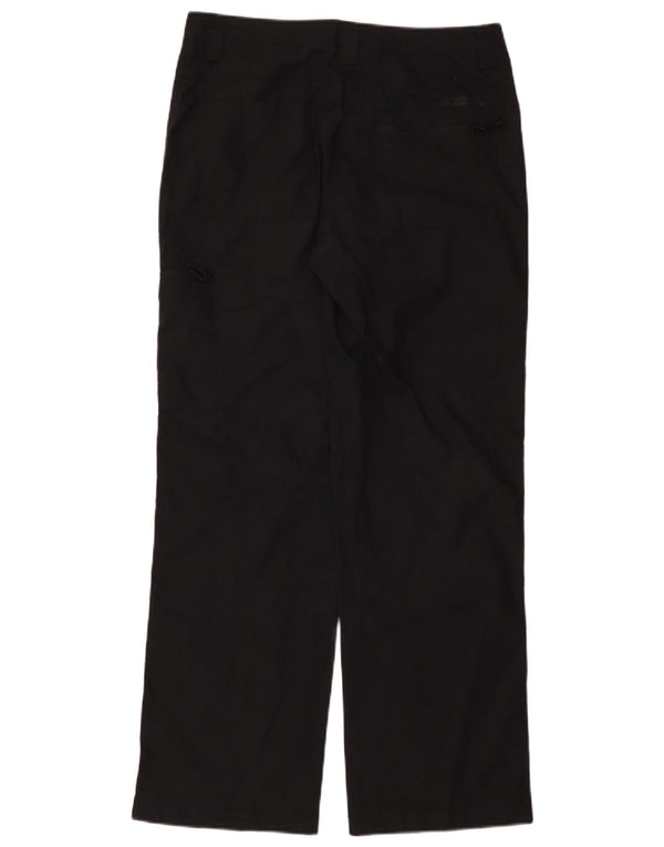 Mountain Warehouse Womens Straight Cargo Trousers UK 10 Small W30 L30 Black