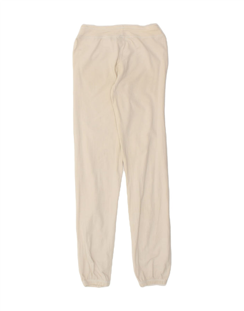 ELLESSE Womens Tracksuit Trousers Joggers UK 8 Small Beige Cotton Vintage Ellesse and Second-Hand Ellesse from Messina Hembry 