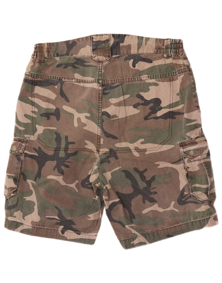 Solognac Mens Cargo Shorts Medium W34  Multicoloured Camouflage Cotton