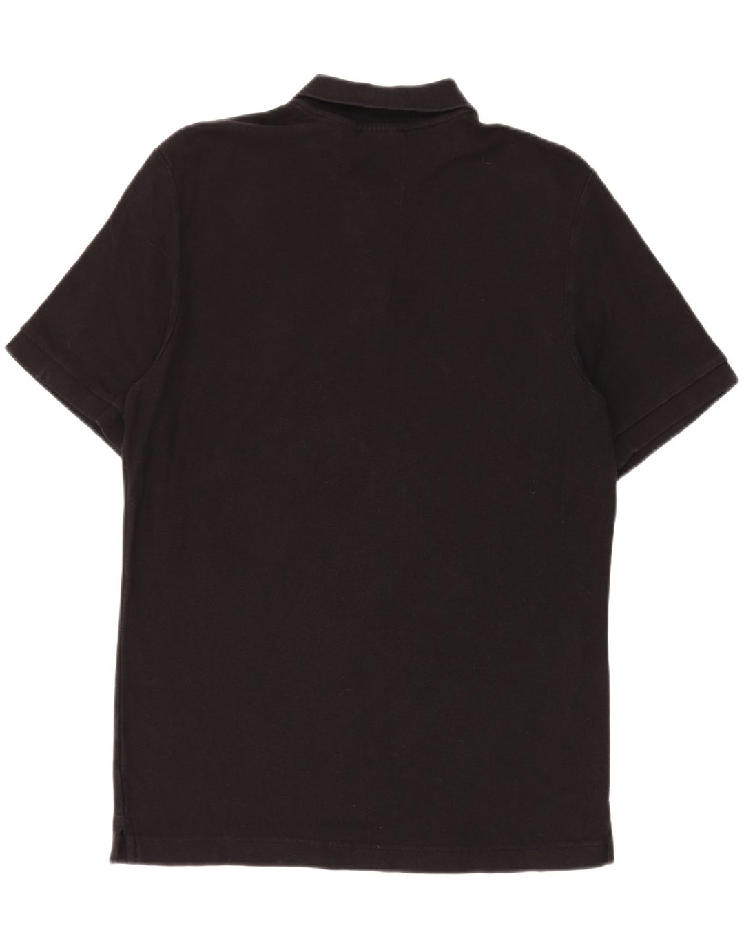 FILA Mens Polo Shirt Medium Black Cotton