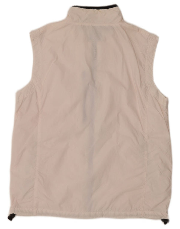 SERGIO TACCHINI Womens Sleeveless Tracksuit Top Jacket IT 46 Large White