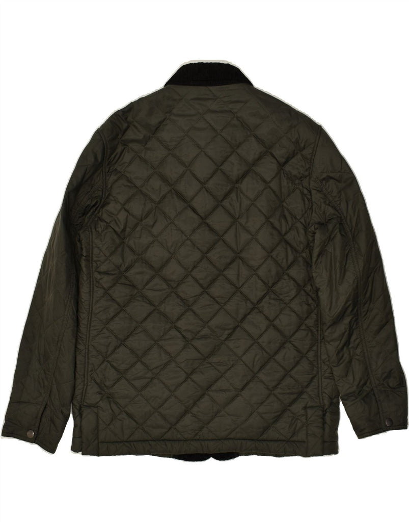 VINTAGE Mens Quilted Jacket UK 40 Large Khaki | Vintage Vintage | Thrift | Second-Hand Vintage | Used Clothing | Messina Hembry 