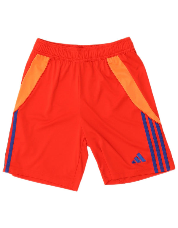 Adidas Boys Aeroready Sport Shorts 13-14 Years  Red Colourblock