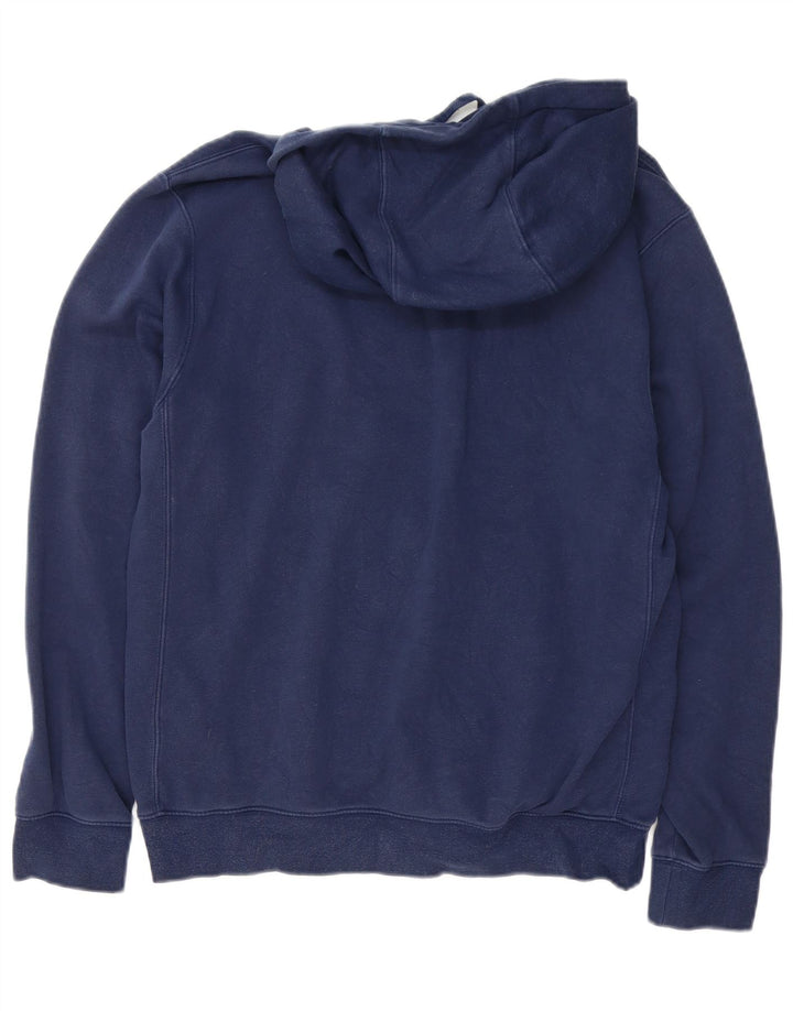 Nike Mens Hoodie Jumper Small Navy Blue Cotton