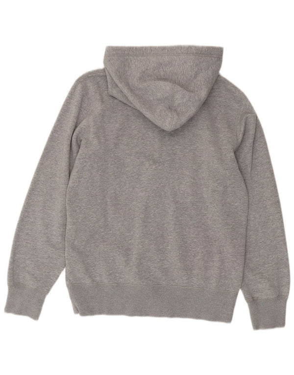 Nike Mens Graphic Zip Hoodie Sweater Small Grey Cotton