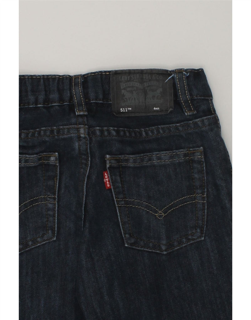 LEVI'S Boys 511 Straight Jeans 3-4 Years W20 L17  Navy Blue Cotton | Vintage Levi's | Thrift | Second-Hand Levi's | Used Clothing | Messina Hembry 