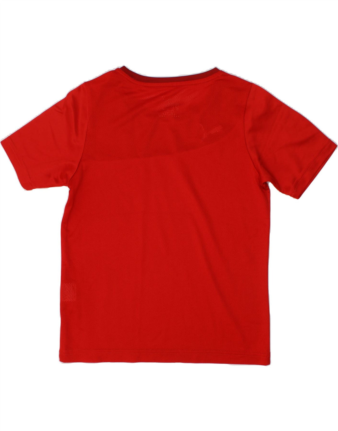 PUMA Boys Graphic T-Shirt Top 7-8 Years Small Red Colourblock Polyester Vintage Puma and Second-Hand Puma from Messina Hembry 