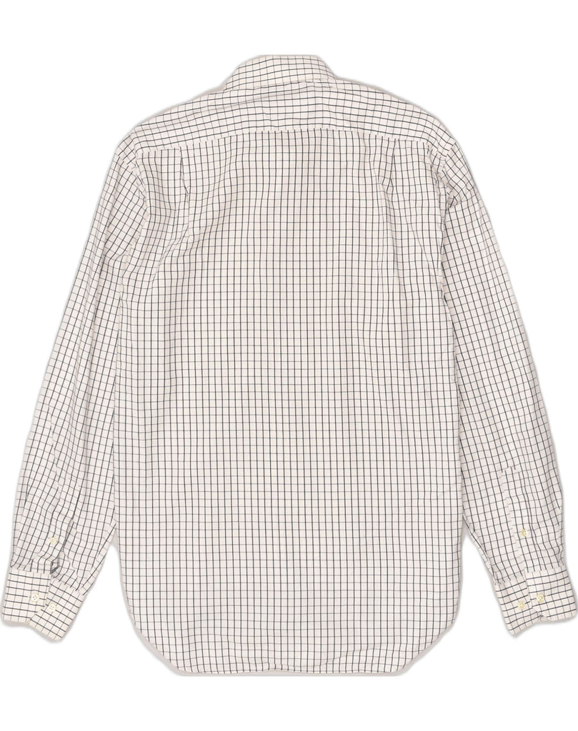 MASSIMO DUTTI Mens Shirt Size 16 1/2 Large White Check | Vintage Massimo Dutti | Thrift | Second-Hand Massimo Dutti | Used Clothing | Messina Hembry 