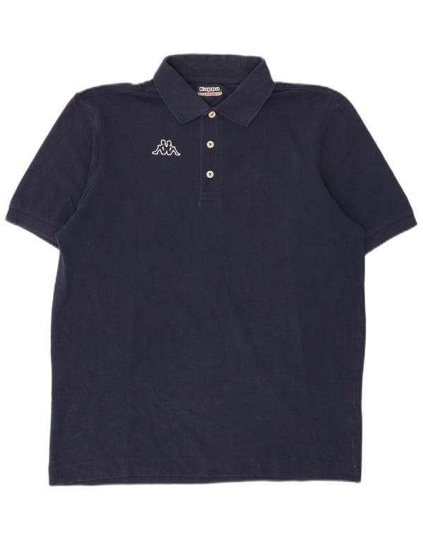 Kappa Mens Polo Shirt Large Navy Blue