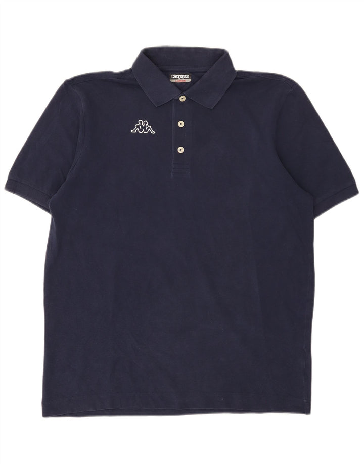 Kappa Mens Polo Shirt Large Navy Blue