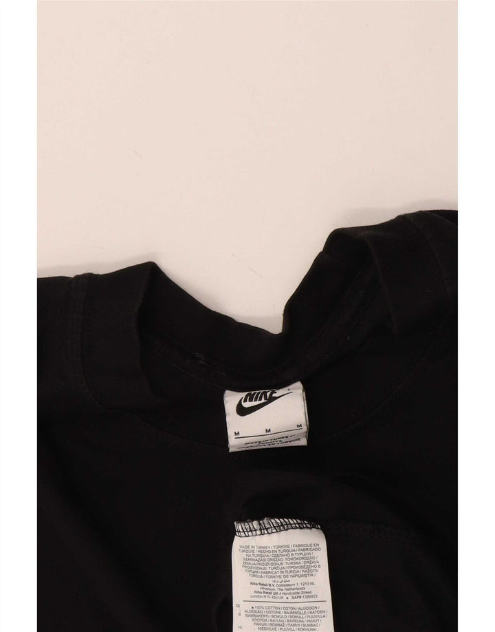 Nike Mens Graphic T-Shirt Top Medium Black Cotton