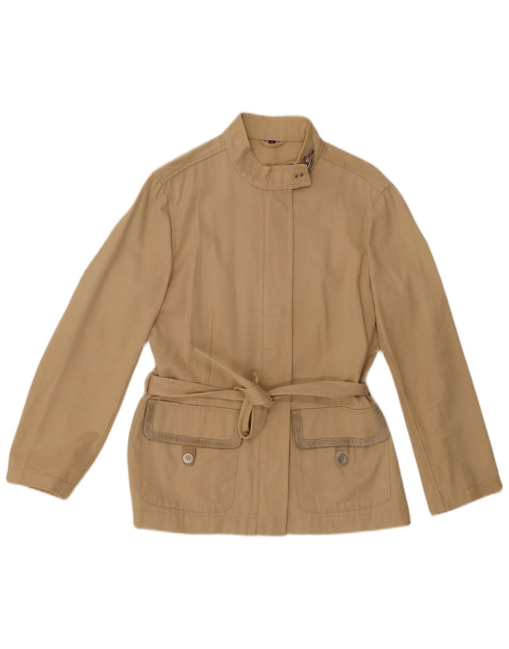 FAY Womens Bomber Jacket UK 12 Medium Beige