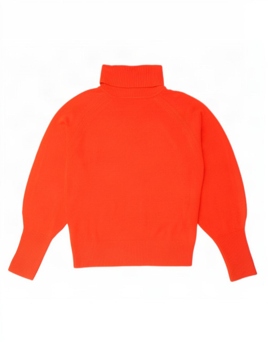 Marks & Spencer Womens Roll Neck Jumper Sweater UK 10 Small Red Acrylic