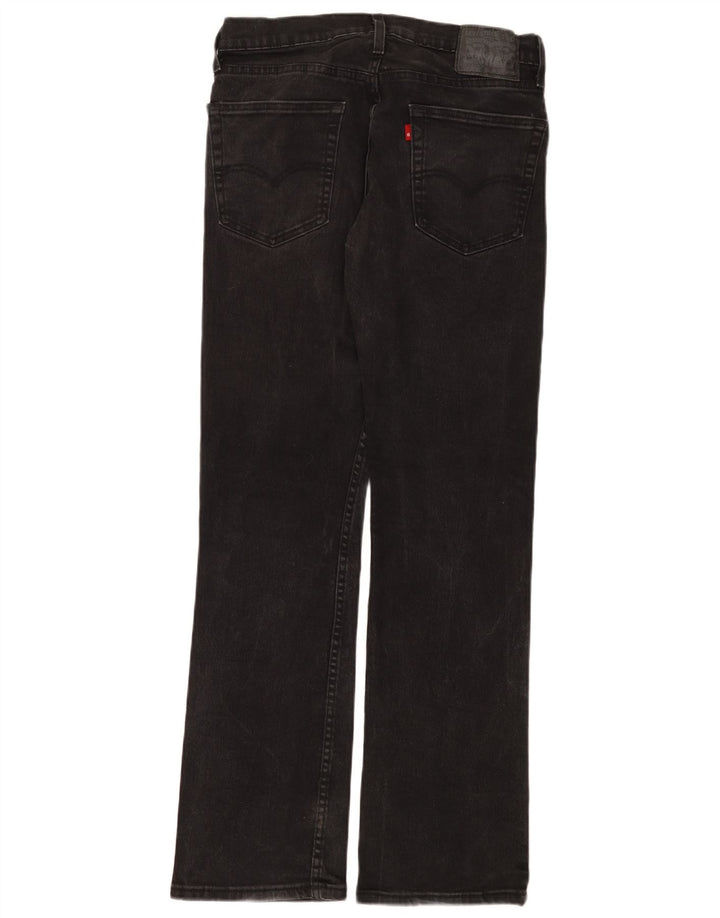 Levi's Mens 527 Bootcut Jeans W30 L32 Black Cotton