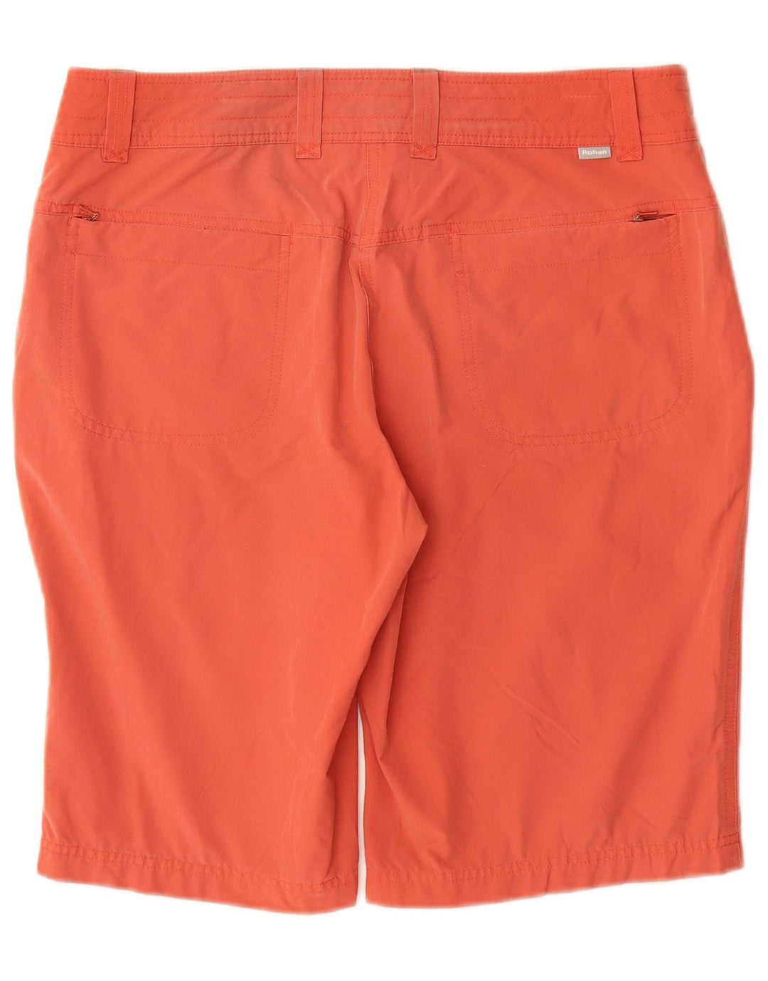 ROHAN Womens Chino Shorts UK 12 Medium W32  Orange Polyamide