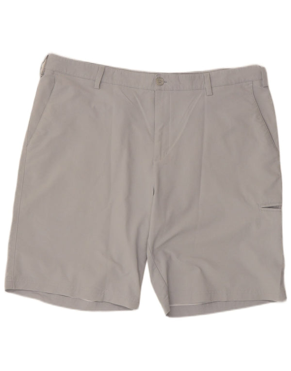 Adidas Mens Cargo Shorts W38 XL Grey Polyamide