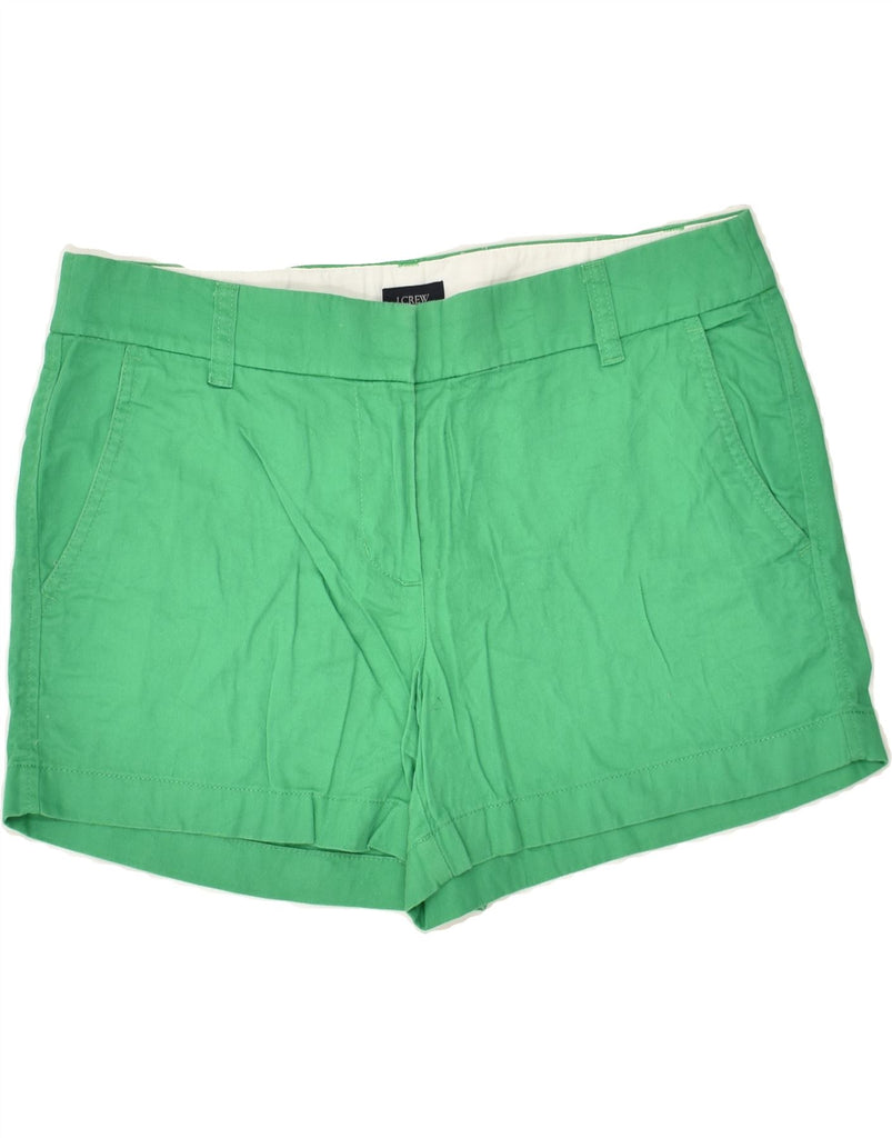 J. CREW Womens Chino Shorts US 6 Medium W32 Green Cotton | Vintage J. Crew | Thrift | Second-Hand J. Crew | Used Clothing | Messina Hembry 