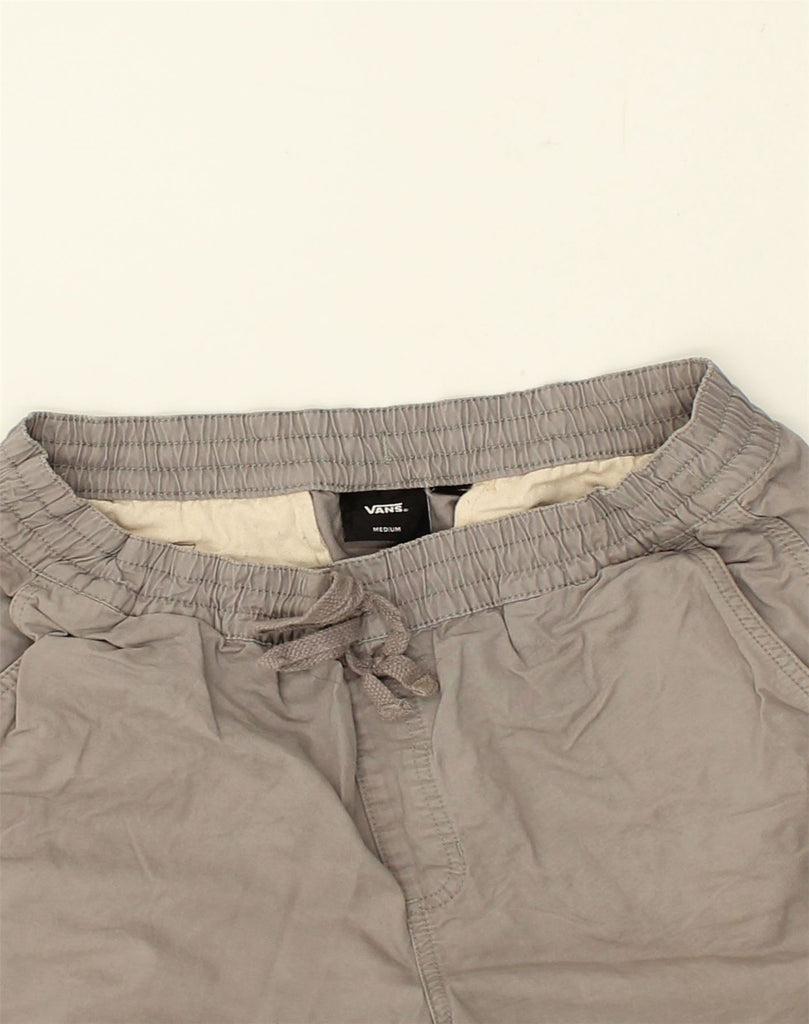 VANS Womens Casual Shorts UK 14 Medium W30  Grey Cotton | Vintage Vans | Thrift | Second-Hand Vans | Used Clothing | Messina Hembry 